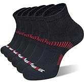 BERING Men's Athletic Cushion Quarter Socks (6 Pairs)