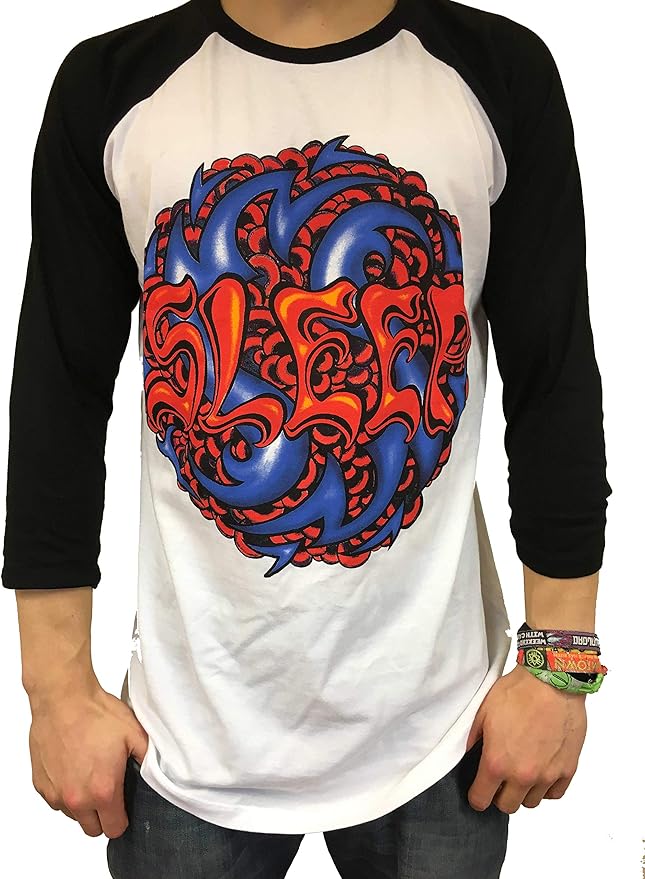 Amazon.com: Earache Sleep 'Logo' Baseball T Shirt: Clothing