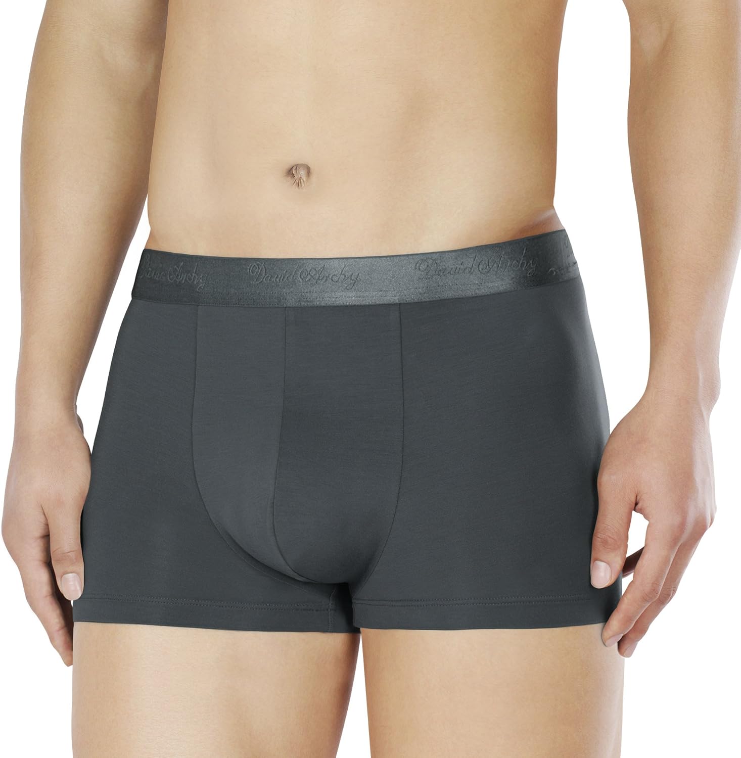 DAVID ARCHY Men's Underwear Ultra Soft Micro Modal Trunks Boxer Briefs with Fly Boxer Shorts in 3 or 4 Pack at  Men’s Clothing store