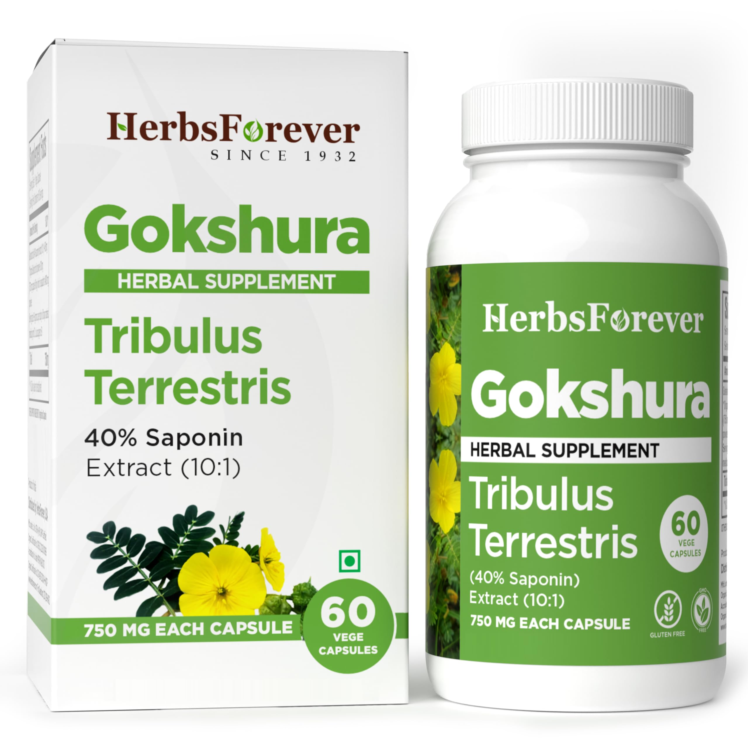 Herbsforever Tribulus Terrestris Gokshura Capsules