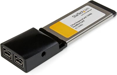 StarTech 2 Port ExpressCard FireWire 800 Adapter - Texas Instruments FireWire