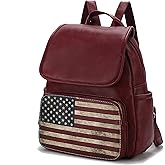 MKF Collection Backpack Purse for Women Vegan Leather Top-Handle Ladies Fashion Travel Bag Daypack by Mia K