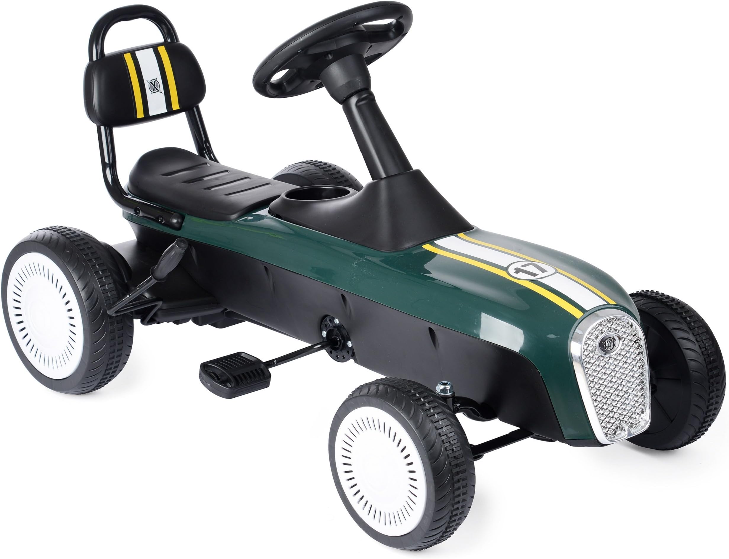 Xootz Retro Racer Go Kart, Kids Ride On