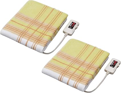 Amazon Sugibo スギボー お好みカラーをセットで選べる ネット通販限定モデル 洗える 電気しき毛布 Sbs02 Y イエロー 2p Sugibo スギボー 電気毛布 ひざ掛け 通販