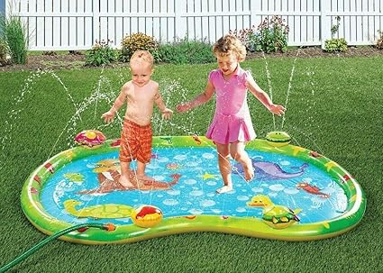 baby pool with sprinkler