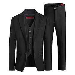 Marvelous World Boys' Suits Slim Fit Vest Set 2