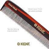 Kent Brushes Handmade Fine Comb Medium Size for Women Cellulose Acetate Gentle view 5