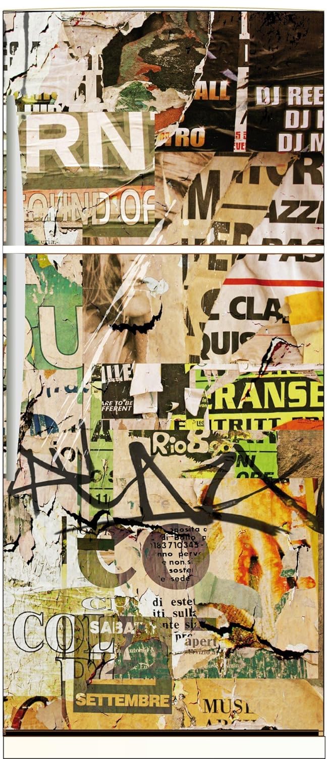 Pegatina para el frigorífico, diseño de cocina, diseño de grafiti ...