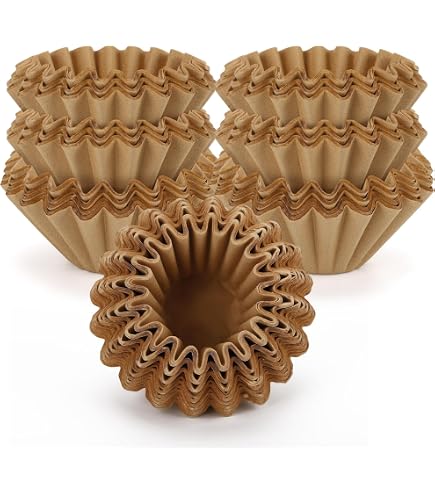 Amazon.com: MECCANIXITY 2-4 Cup Basket Coffee Filters Coffee Paper Filter  50/185mm Drip Coffee Makers Coffee Filter for Cafe Office Home, Pack of  200: Home & Kitchen