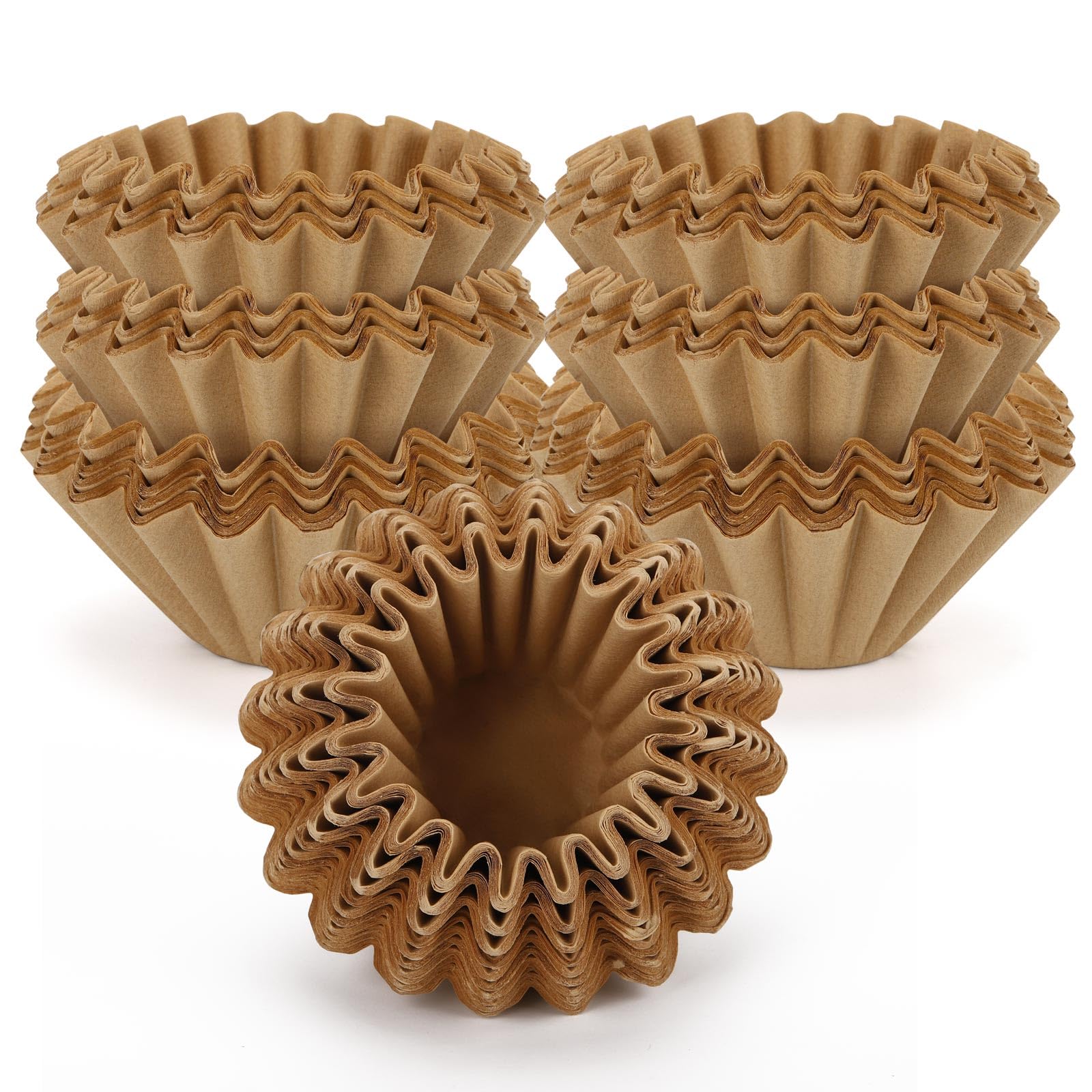 Photo 1 of 1-2 Cup Small Coffee Filters, 200Pcs Basket Coffee Filters Natural Unbleached Paper Filter for 1-2 People, Pour Over, Single Serve Coffee Makers