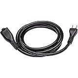 Amazon Basics 6-Foot Extension Cord - 13 Amps, 125V - Black