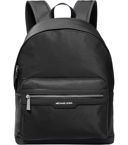 Amazon.com | Michael Kors Men's City Buckle Backpack, Silver Tone