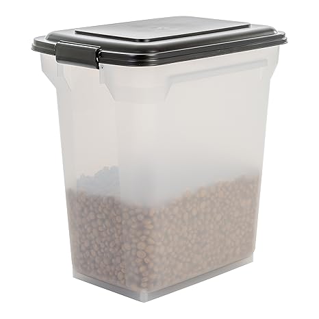 IRIS, luftdichte Futtertonne / Futtercontainer / Futterbehälter ATS, für Hundefutter, Kunststoff