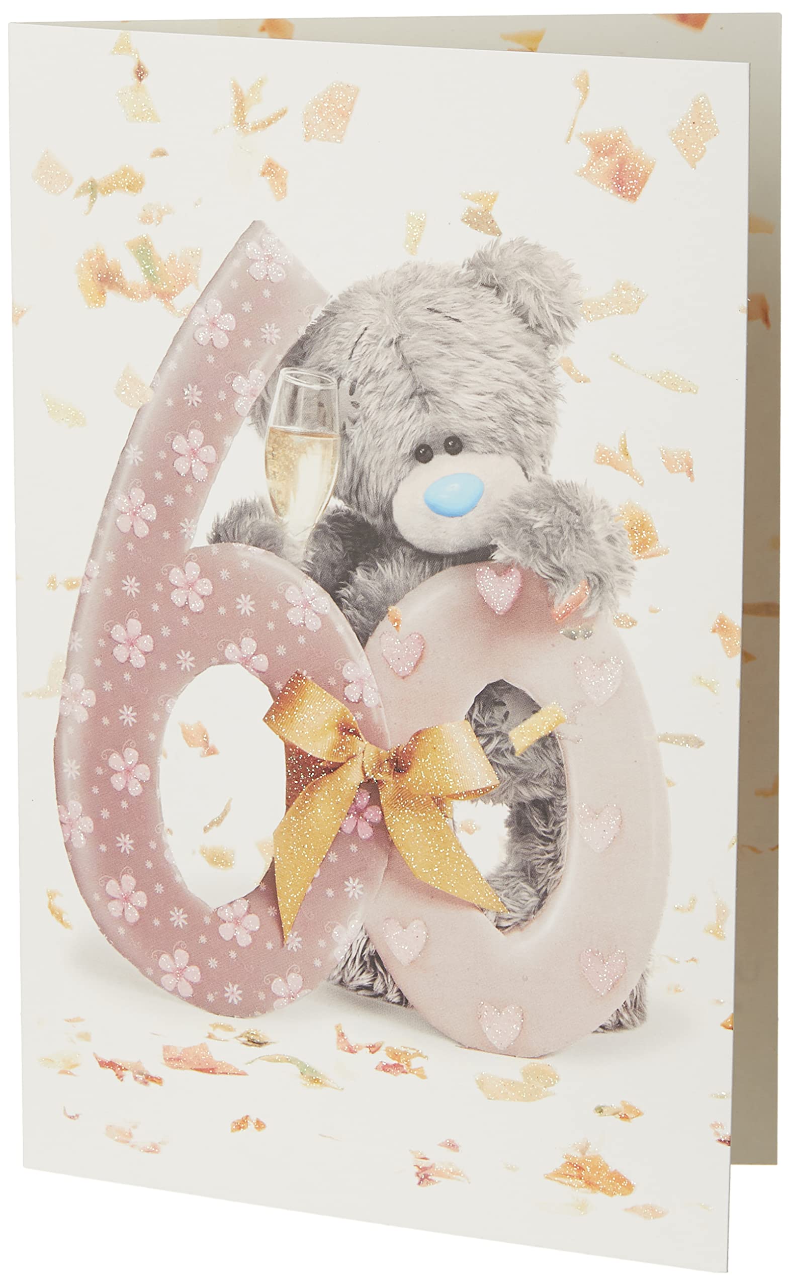 Me to You 60th Birthday Photo Real Card, White,5x8 inch