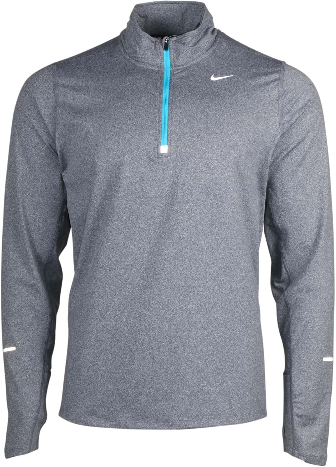 nike element half zip blue