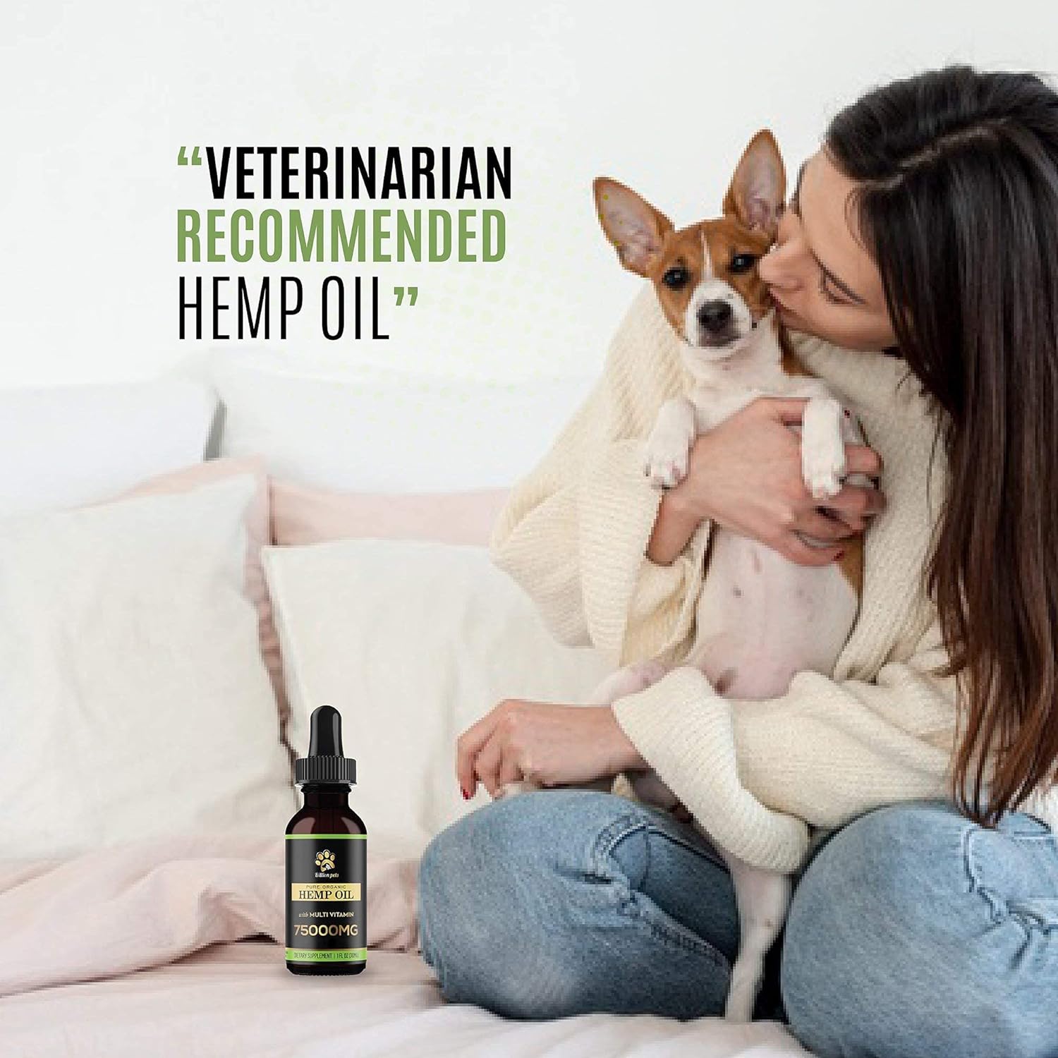Billion Pets - Hemp Oil for Dogs and Cats - Hemp Oil Drops with Omega Fatty Acids - Hip and Joint Support and Skin Health : Pet Supplies
