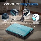 TDBS Manual Carpet Cleaner Sweeper with Detachable Cleaning Comb view 4