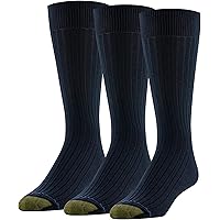 Amazon.com: GOLDTOE Men's Metropolitan Over-The-Calf Dress Socks, 3-Pairs,  Black, Large : Clothing, Shoes & Jewelry