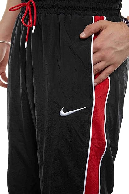 nike throwback men's woven tracksuit basketball pants