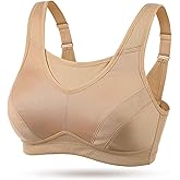 Wingslove High Impact Sports Bras for Women Plus Size Non Padded Wirefree Workout Bra Bounce Control