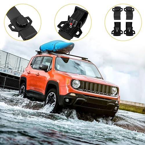 AUXMART Roof Rack Cross Bars Fit for Jeep Renegade 2015 2016 2017