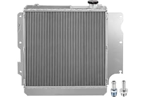 BDFHYK 3ROW-44MM CU2101 Aluminum Radiator Compatible with Jeep TJ 1997-2006 L4 2.4L/L4 2.5L/L6 4.0L,1987-2006 Wrangler L4 2.4
