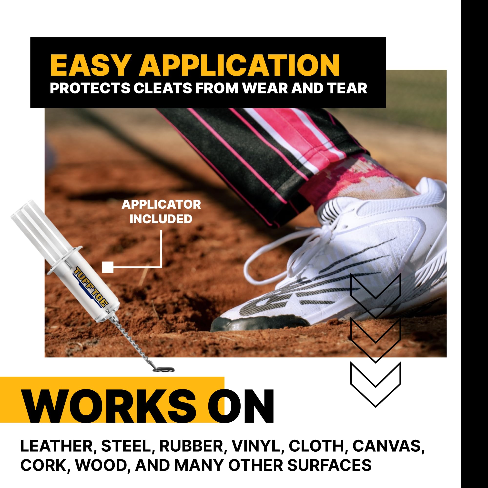 Tuff Toe Pro V2 Fastpitch Softball Cleat Guard | Pitcher’s Shoe Protector