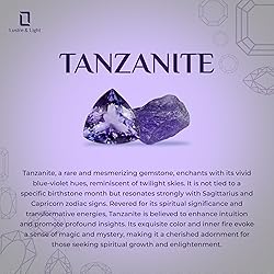 LUSTRE AND LIGHT Round Shape Natural Tanzanite