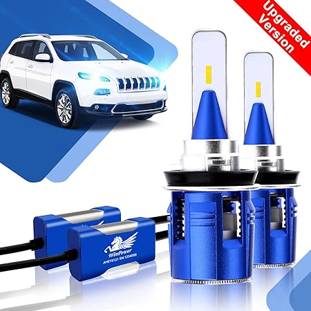 Winpower H11 H8 H9 Scheinwerfer Umbaukit Birne 7200Lm 6000K Kein Fehler Extra hell Xenon weiß 12V Auto Halogen Upgrade Ersatz