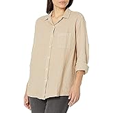Velvet by Graham & Spencer Velvet by Jenny Graham Women's Mulholland Woven Linen Button Up Shirt