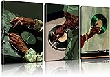 KKP African American DJ Canvas Wall Art Black Men