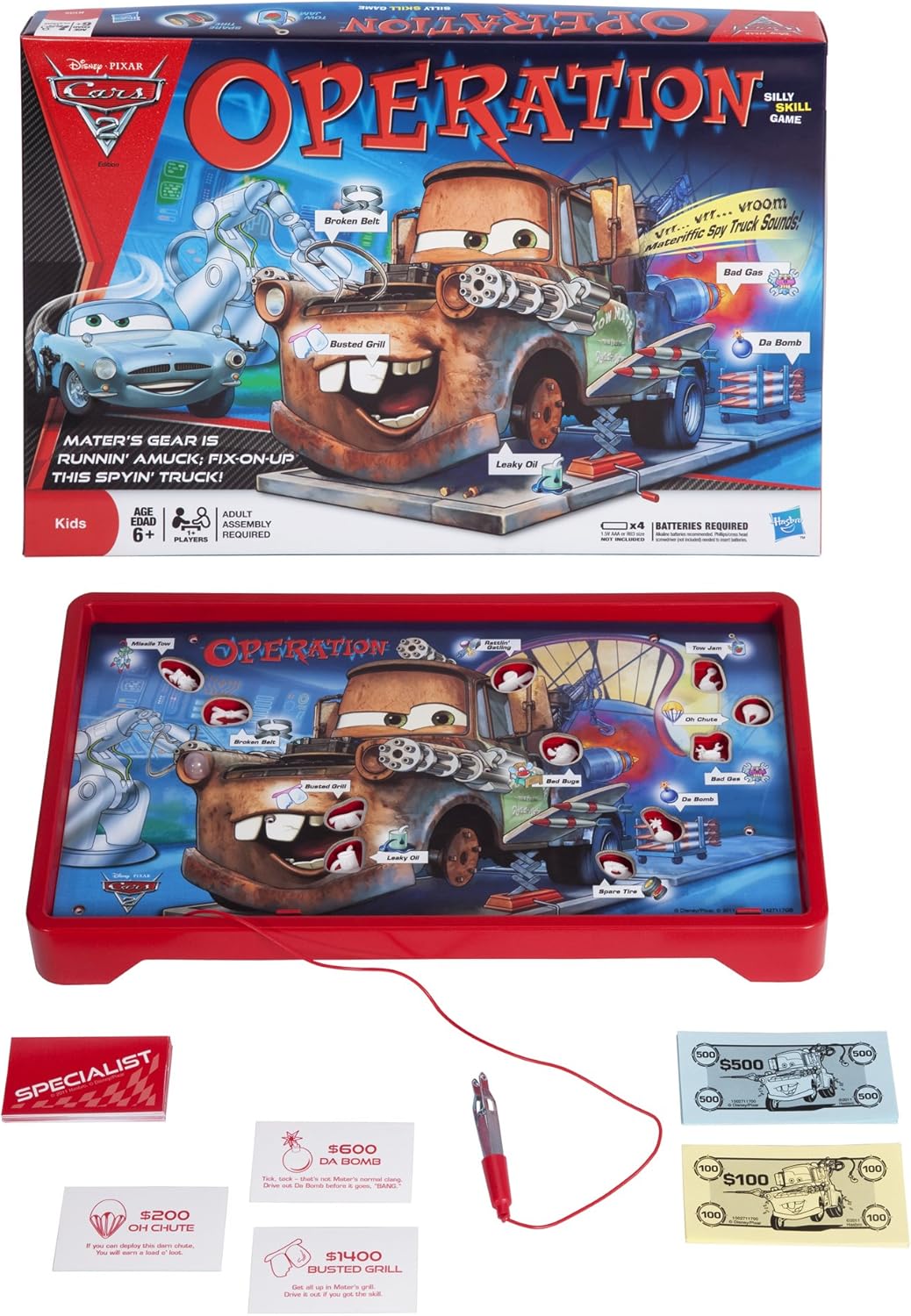 Disney Pixar Operation Cars 2 Edition, Board Games Amazon Canada