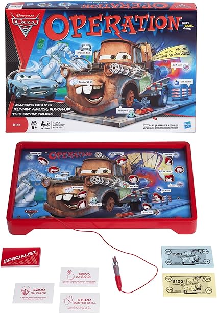 Disney Pixar Operation Cars 2 Edition 