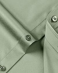 J.VER Men's Dress Shirts Solid Long Sleeve Stretch