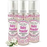 Tom's River Fine Fragrance Body & Hair Mist | Baby Powder Scented (Pack of 3) | For Daily Use | Travel-Friendly | 2 fl oz/ 60ml per Bottle