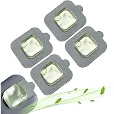 ShuRex 4 Pack Deodorizer Pod Refills for Simplehuman Odorsorb Pod Holder | Natural Plant-Based &amp; Fragrance-Free Garbage Can Deodorizer Pod for Odor Control System Starter Kit, 45-Day Long Lasting