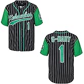 Kekambas Youth Dewayne Warren Jarius 'G-Baby' Jerseys Evans 1 Hardball Movie Kids Baseball Jersey Stitched