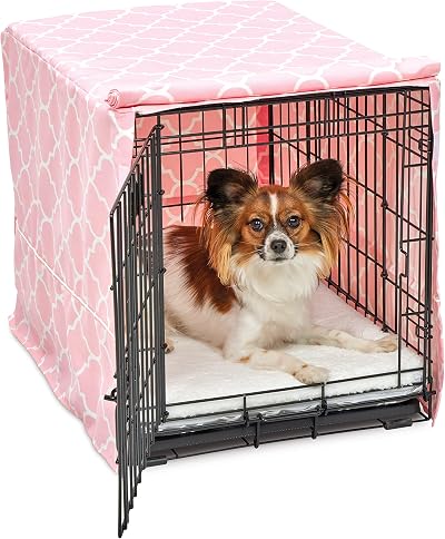 New World Pink Dog Crate Cover 61cm Teflon Protector Privacy Calming