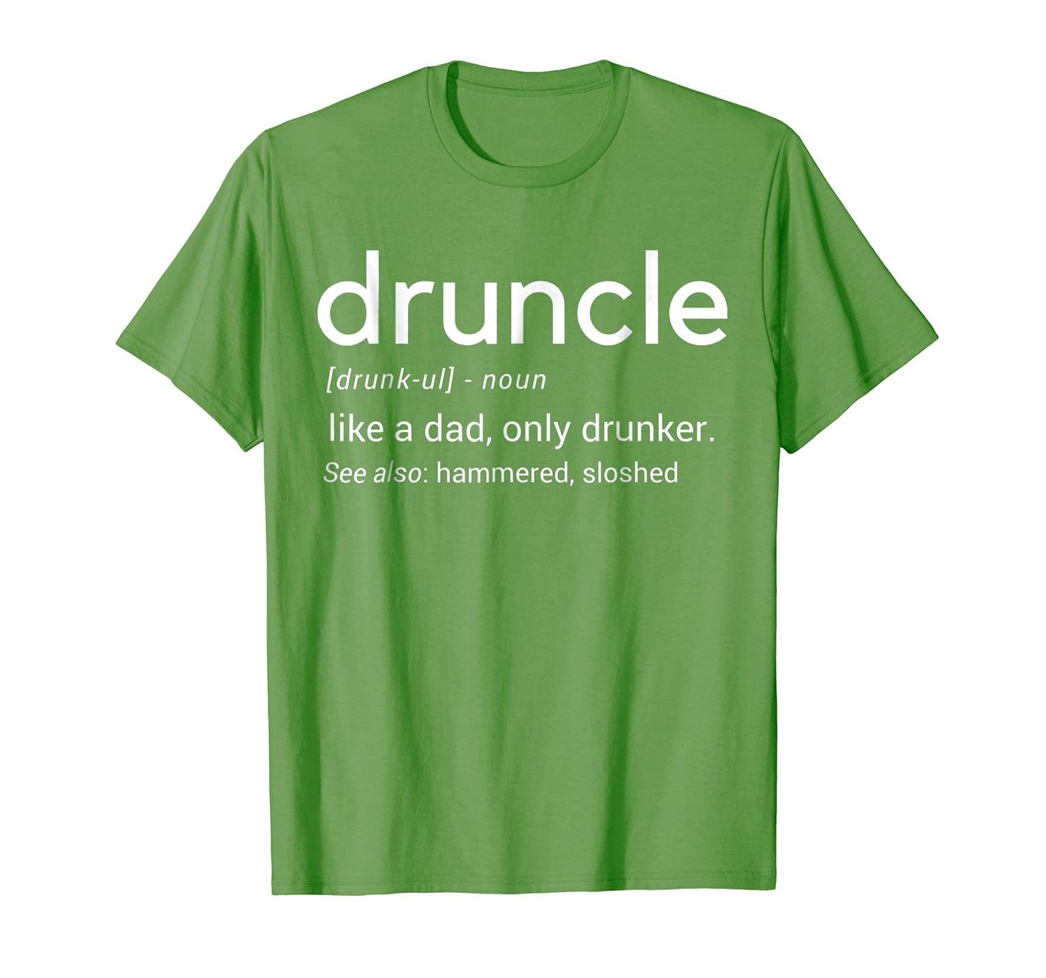 Mens Druncle Definition T Shirt Gift For Uncle Teehay