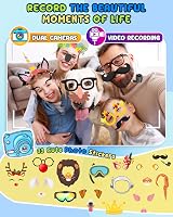 UCIDCI Kids Smart Phone Toy Dual Camera 4.0 Inch Learn Games MP3 Clock Toddlers view 4