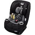 Maxi-Cosi Pria Max All-in-One Convertible Car Seat, Rear Facing Car Seat (4-40 lbs), Forward Facing Car Seat (22-65 lbs), High Back Booster Seat (40-100 lbs), Pure COSI, Essential Black