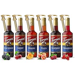 Jimoco Syrup Pump & Torani Syrup Bundle - Fruit