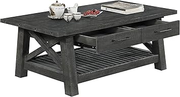 Amazon Com Best Quality Furniture Coffee Table Rustic Gray Furniture Decor