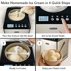Whynter Ice Cream Maker Machine Automatic 2.1
