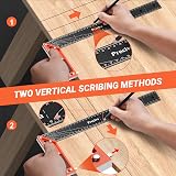 Preciva Carpenter Square Tool 16In/400mm Stainless Steel Angle Ruler view 2