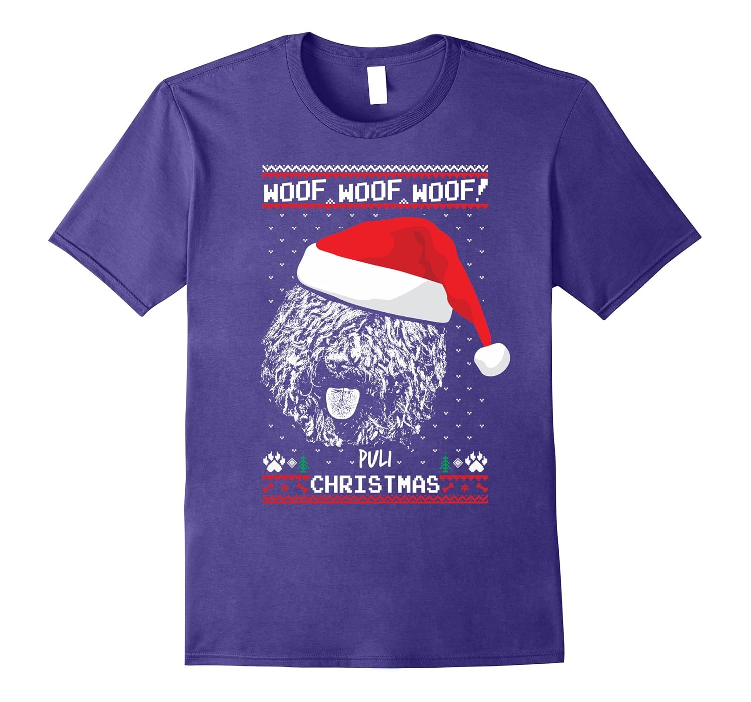 Woof Puli Christmas Shirt Funny Xmas Gift-ANZ