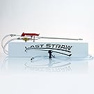 The Last Straw Stainless Steel Bottle Filler for Bottling Keg Beer - One-Handed Operation - Available for Ball Lock or Pin Lock Corney Kegs (Ball-Lock, Stainless Steel)