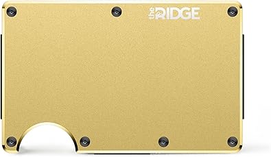 Amazon ザ リッジ スマートフォンよりも薄い財布 アルミニウム マネークリップ ゴールド The Ridge ザ リッジ マネークリップ