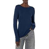 Amazon Essentials Women's Studio Relaxed-Fit Long-Sleeve T-Shirt (Available in Plus Size)