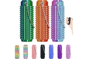 XNJAMG 3pcs Little Ouchies Fidget Toys,Pain Stim Fidget Toy Reduce Stress for Adults,Anxiety Relief Pain Stim,Spiky Fidget Keychain for Anxiety and Stress Reduction,Novelty Gifts for Friends